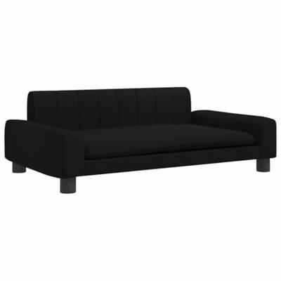 VidaXL Hondenmand 90x53x30 cm stof zwart