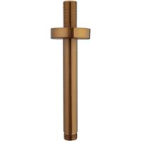 Wiesbaden Caral Douchearm met Plafondbevestiging - 15cm - Geborsteld Brons Koper - thumbnail