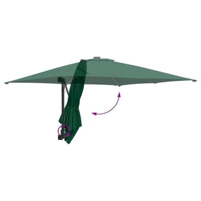 Tuinparasol Groen 248.5 x 247.5 x 160 cm Stof