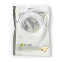 Coaxkabel 100 dB | IEC (coax) male - IEC (coax) female | 5,0 m | Wit - thumbnail