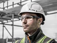 uvex i-works 9194171 Veiligheidsbril Incl. UV-bescherming Antraciet, Blauw EN 170 DIN 170 - thumbnail