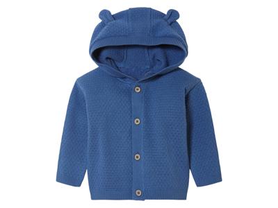 lupilu Gebreide baby jas (Blauw, 74/80)