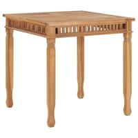 Tuintafel 80x80x80 cm massief teakhout - thumbnail