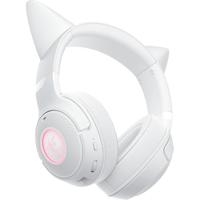 Razer Kraken Kitty V2 BT - Draadloze Bluetooth RGB Headset met Kitty-oortjes voor gamen en streamen (325g, TriForce 40mm Drivers, Bluetooth 5.2, ruisonderdrukkende microfoons) Wit - thumbnail