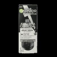 Garnier PureActive AHA + BHA charcoal serum 30 Milliliter - thumbnail