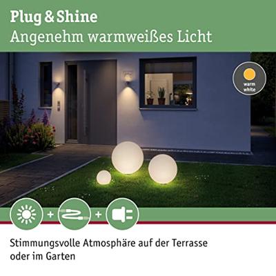 Paulmann 94179 Verlichtingssysteem Plug&Shine Decoratieve LED-lamp LED 6.5 W Warmwit Wit Paulmann 94179 Verlichtingssysteem Plug&Shine Decoratieve LED-lamp LED 6.5 W Warmwit Wit