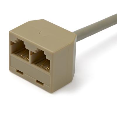 Stevige UTP-netwerkkabel categorie 6 Startech RJ45SPLITTER 0,33 m Stevige UTP-netwerkkabel categorie 6 Startech RJ45SPLITTER 0,33 m