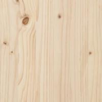Bedframe met hoofdbord massief grenenhout 160x200 cm - thumbnail