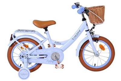 Volare ashley kinderfiets - meisjes - 14 inch - pastel blauw