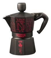 Italiaanse koffiemaker - BIALETTI - Moka express - Stranger Things Collectie - 3 kopjes - 130 ml - Zwart / Rood - thumbnail