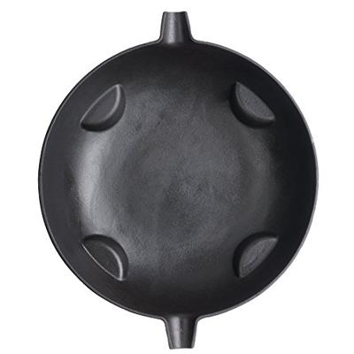 tepro Garten Guss-Wok-Einleger Wok Gietijzeren pan-inzet Zwart