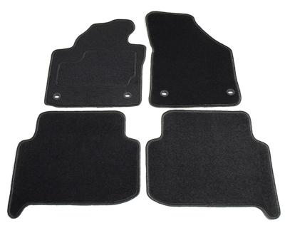 Automatten op maat - zwart stof - Volkswagen Touran 1T 5-zits 2003-2010