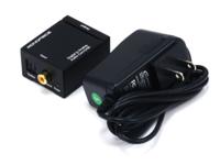 Monoprice digitale coax en optische toslink naar R/L stereo audio converter - thumbnail