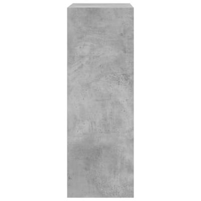 VidaXL Schoenenkast 60x34x96,5 cm bewerkt hout betongrijs VidaXL Schoenenkast 60x34x96,5 cm bewerkt hout betongrijs