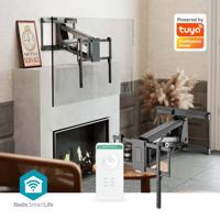 Nedis Gemotoriseerde TV-Muurbeugel | 37 - 75 " | Maximaal schermgewicht: 35 kg | Draaibaar | Minimale muurafstand: 153 mm | Maximale muurafstand: 485 - thumbnail