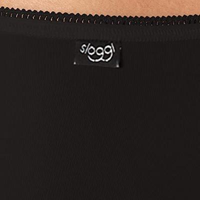 Dames 24/7 midi heup slip - Microfiber - 48 - Zwart | Dames slip - Onderbroek - Ondergoed - 48 - Onderbroek - Ondergoed - 48 - Onderbroek - - 48