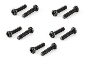 Button Head Cross Machine Screw M3x12MM (10PCS) (AR725312)