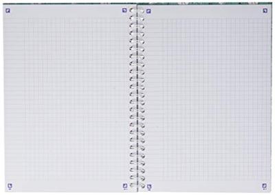 Oxford Floral hardcover spiraalschrift, ft A5, 60 vel, geruit 5 mm, 4 geassorteerde designs Oxford Floral hardcover spiraalschrift, ft A5, 60 vel, geruit 5 mm, 4 geassorteerde designs