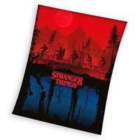 Stranger Things Fleece plaid 150 x 200 cm (rood/blauw) - thumbnail