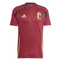 België Shirt Thuis Senior 2024-2026 - Maat M - Kleur: Rood | Soccerfanshop - thumbnail