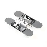 Intersteel Scharnier 130x30mm onzichtbaar zilvergrijs 3D verstelbaar - thumbnail