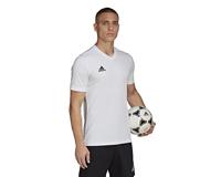 adidas Entrada 22 Voetbalshirt Wit Zwart - thumbnail