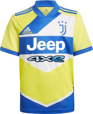 Juventus Shirt 3rd 2021-2022 Junior Geel/Blauw - Maat 176 - Kleur: Geel | Soccerfanshop