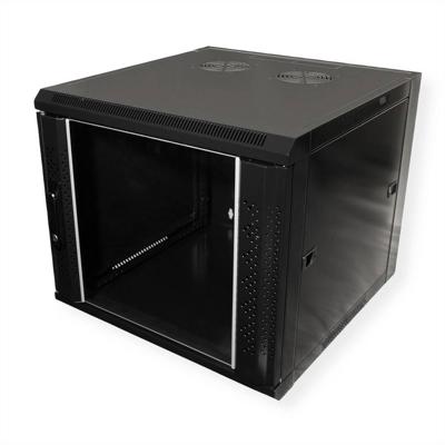 VALUE Wandbehuizing 6 HE (HxBxD) 368x570x450 mm, zwart VALUE Wandbehuizing 6 HE (HxBxD) 368x570x450 mm, zwart