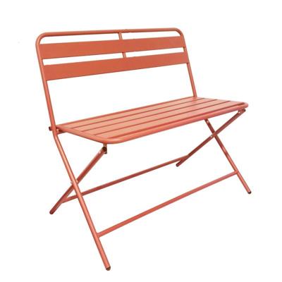 Inklapbare bistrobank Kos - rood - 81x90x48 cm