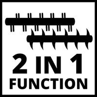 Einhell GE-SA 1640 Verticuteermachine Elektrisch Werkbreedte 40 cm - thumbnail