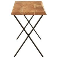 Bankje met natuurlijke rand 105 cm massief acaciahout - thumbnail