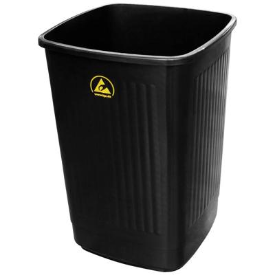 BJZ A-34058 Prullenbak ESD 50 l (b x h x d) 360 x 510 x 360 mm Kunststof Zwart 1 stuk(s)