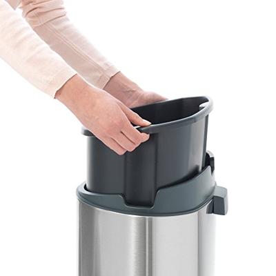 Brabantia touch bin afvalemmer 40 liter matt black - thumbnail
