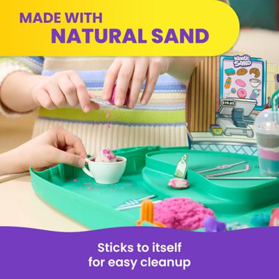 Kinetic Sand in een cafékoffer