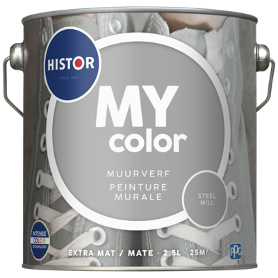 Histor My Color Muurverf Extra Mat - Steel Mill - 2,5 liter