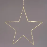 Anna's Collection LED ster metaal 300 lampjes wit Ø 56cm, warm wit - thumbnail