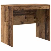 Bureau Oud hout 90 x 50 x 76 cm Bewerkt hout - thumbnail