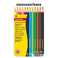 12 Kleurpotloden Eberhard Faber in bliketui - thumbnail