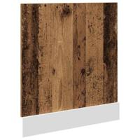 Vaatwasserpaneel 60x1,5x67 cm bewerkt hout oud houtkleurig - thumbnail