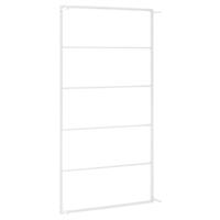 VidaXL Handdoekenrek wit 60x10x116 cm staal - thumbnail