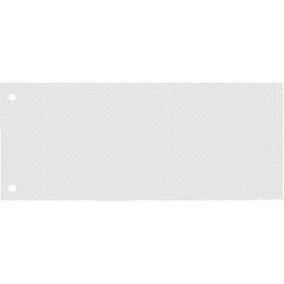 Scheidingsstrook qbasic 225x120mm 50vel wit | 24 stuks