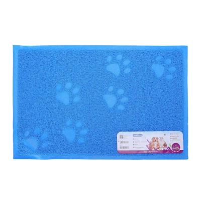 Nobleza Kattenbakmat - Placemat - Rubber - Rechthoek - 40x60 cm - Blauw Nobleza Kattenbakmat - Placemat - Rubber - Rechthoek - 40x60 cm - Blauw