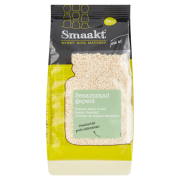 Smaakt Bio Sesamzaad Gepeld 250 g bij Jumbo