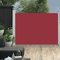 Tuinscherm uittrekbaar 100x500 cm rood - thumbnail