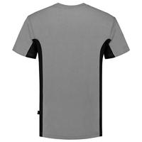 Tricorp T-shirt Bi-Color - Workwear - 102002 - grijs/zwart - maat XL - thumbnail