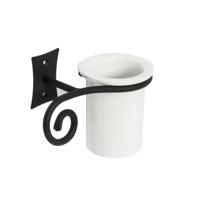 Bekerhouder Sapho Rebecco Hangend 17.1x12 cm Zwart / Wit - thumbnail