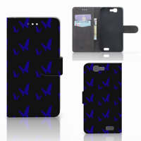 Huawei Ascend G7 Telefoon Hoesje Vlinder Patroon - thumbnail