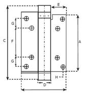 Bommerscharn.enkel 150mm - thumbnail