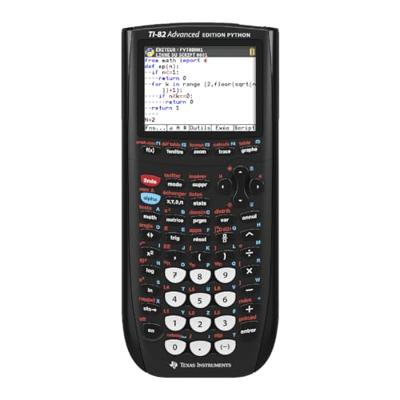 TEXAS INSTRUMENTS TI-82 Advanced Edition Python grafische rekenmachine - zwart