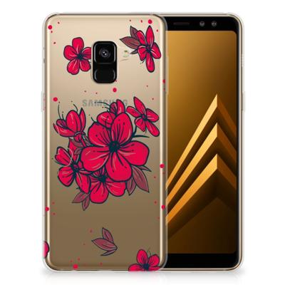 Samsung Galaxy A8 Plus (2018) TPU Case Blossom Red Samsung Galaxy A8 Plus (2018) TPU Case Blossom Red
